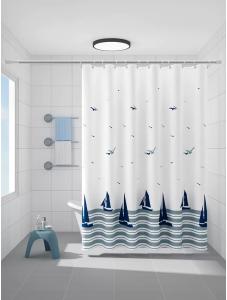 LinkHeart Waterproof Fabric, Thickened, Mildew-Resistant, Complete Bathroom Ensemble, No-Drill, 72x72inch