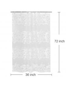 LinkHeart Damascus pattern, translucent plastic, waterproof and mildew-proof 7272inch