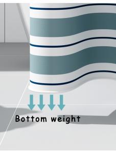 LinkHeart Waterproof Fabric, Thickened, Mildew-Resistant, Complete Bathroom Ensemble, No-Drill, 72x72inch